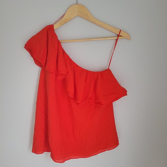 Rebecca Taylor Single Sleeve, Flowy Top - Picture 1 of 5